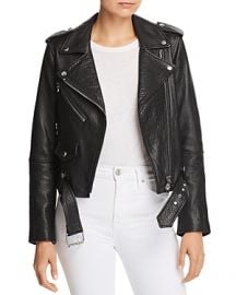 The Shaina Leather Biker Jacket at Bloomingdales